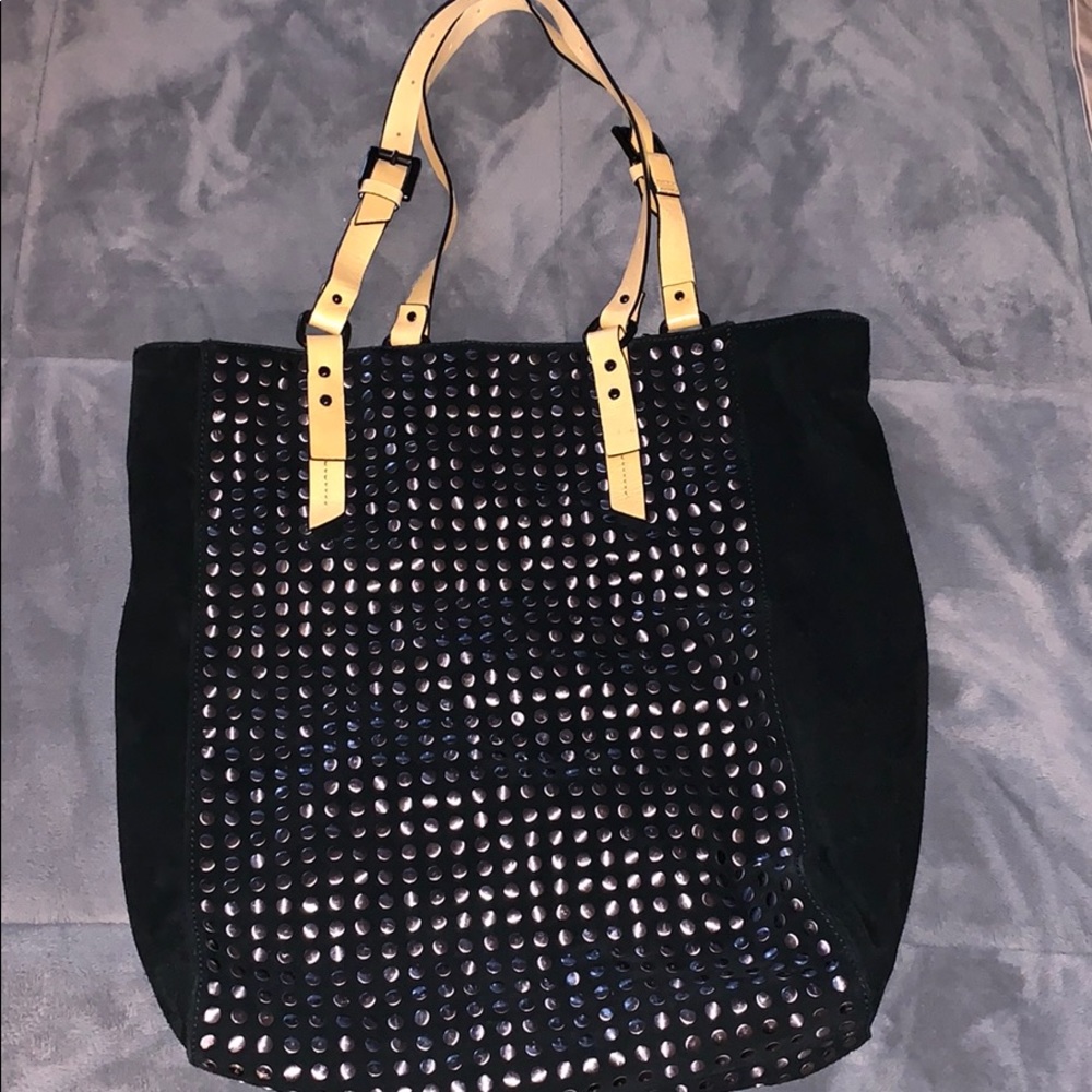 Kelsi Dagger 100% leather studded tote